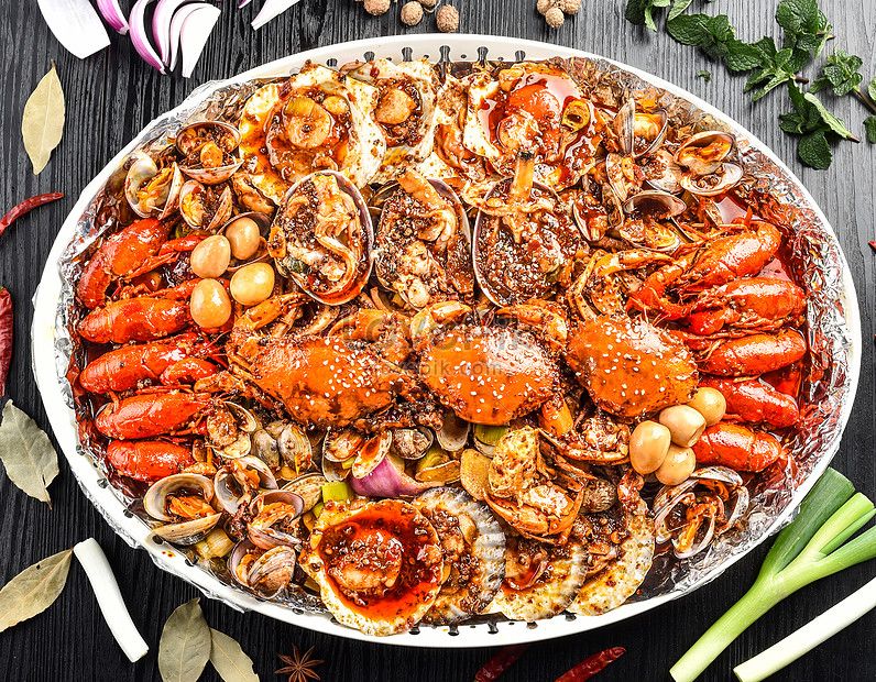 Seafood Fire Platter