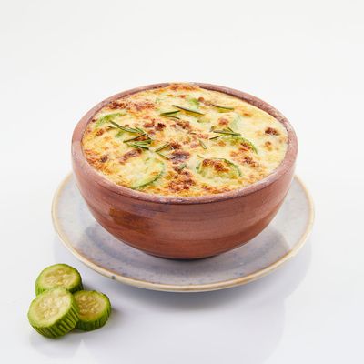 Zucchini Bechamel With Meat