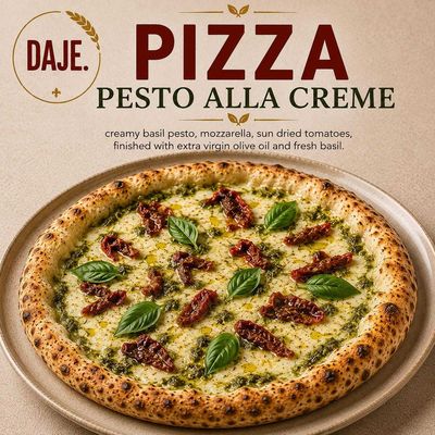 Pizza Pesto alla Creme