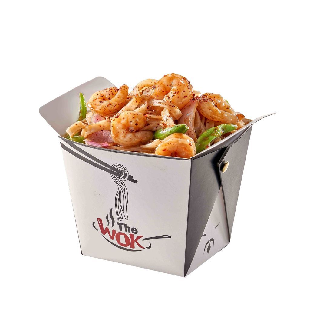 Mongolian Noodles With Shrimps