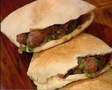 Foul With Oriental Sausage Sandwich