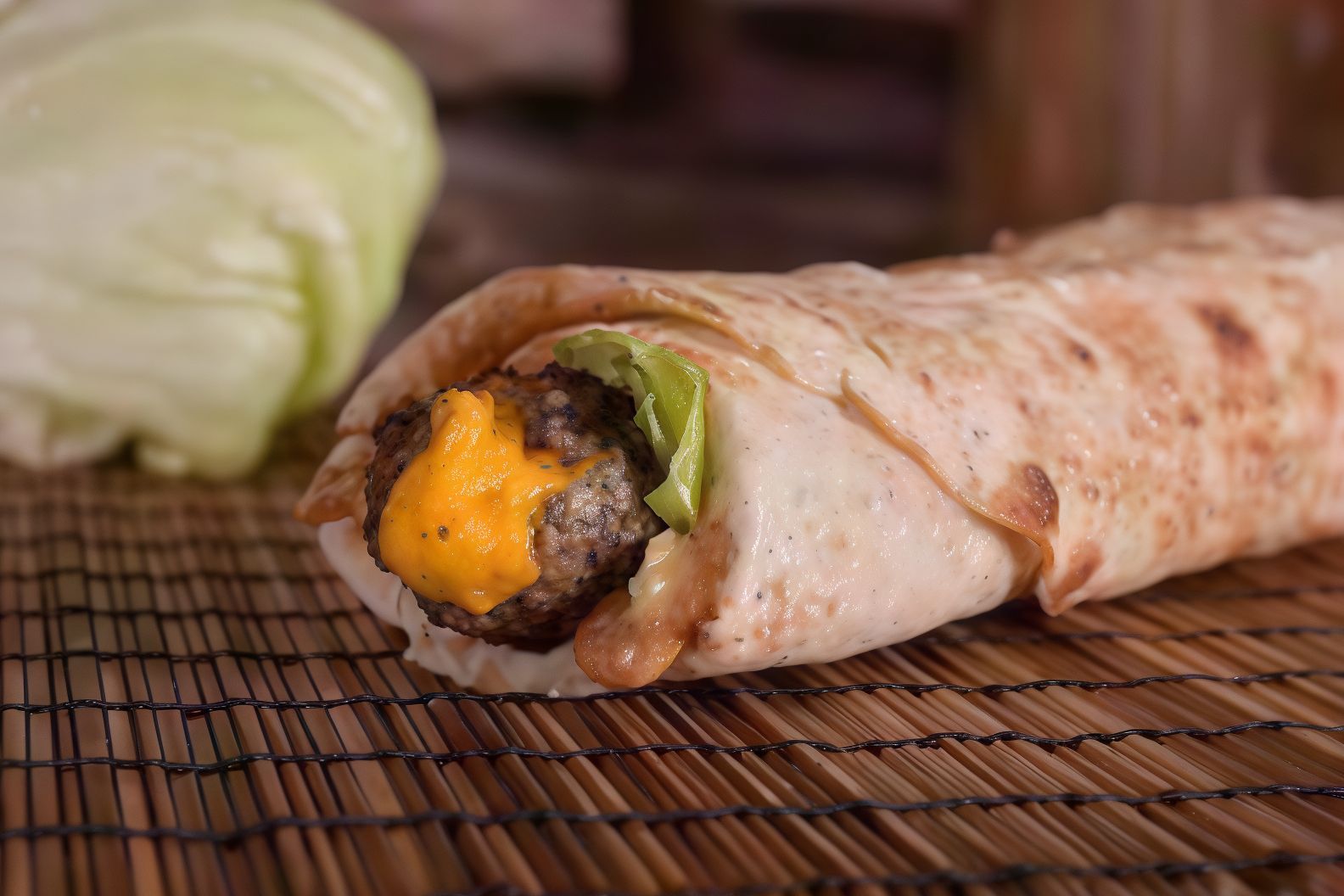 Cheesy Cheddar Melted Kofta