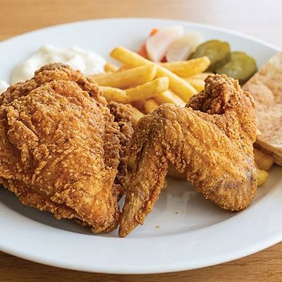 2 Pcs Broasted Chicken Breast and Wing