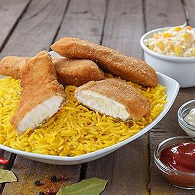 2 Pieces of pane Meal + Basmati Rice + Sesame paste