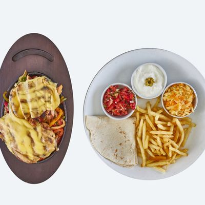 Melted Cheese Chicken Fajita