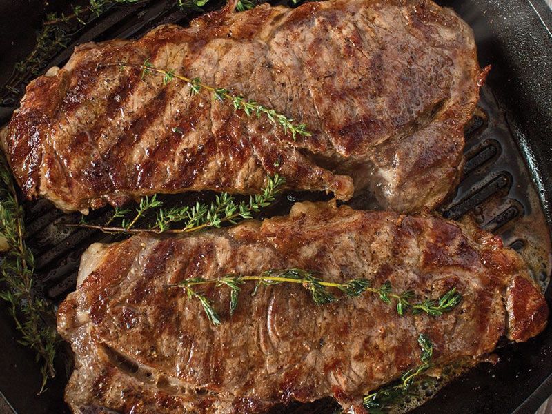 2 Beef Steak With Mushroom Sauce Meal