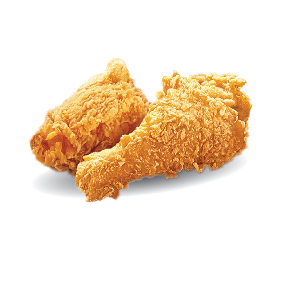 2 Pieces Broasted Chicken Meal