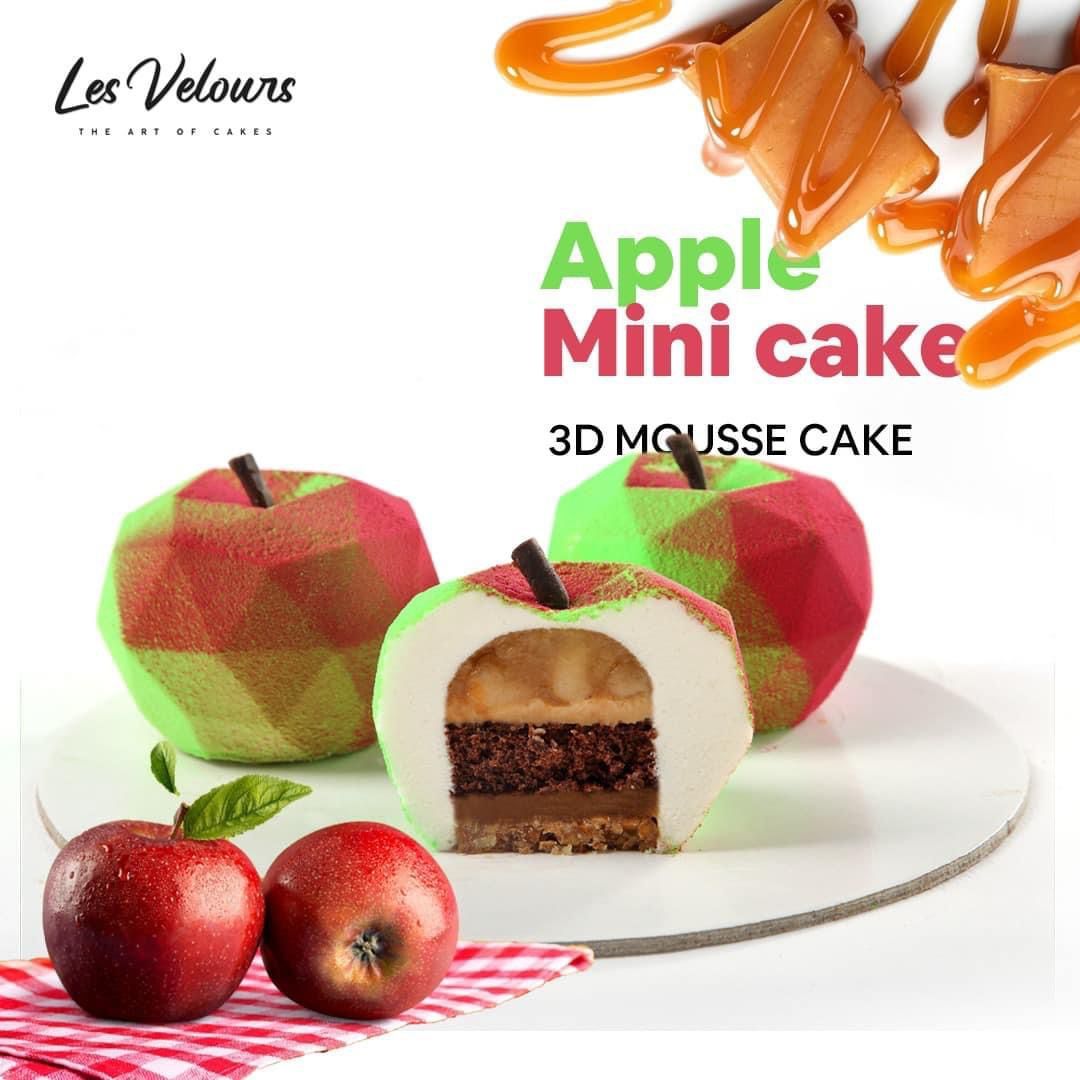 Apple mini cake