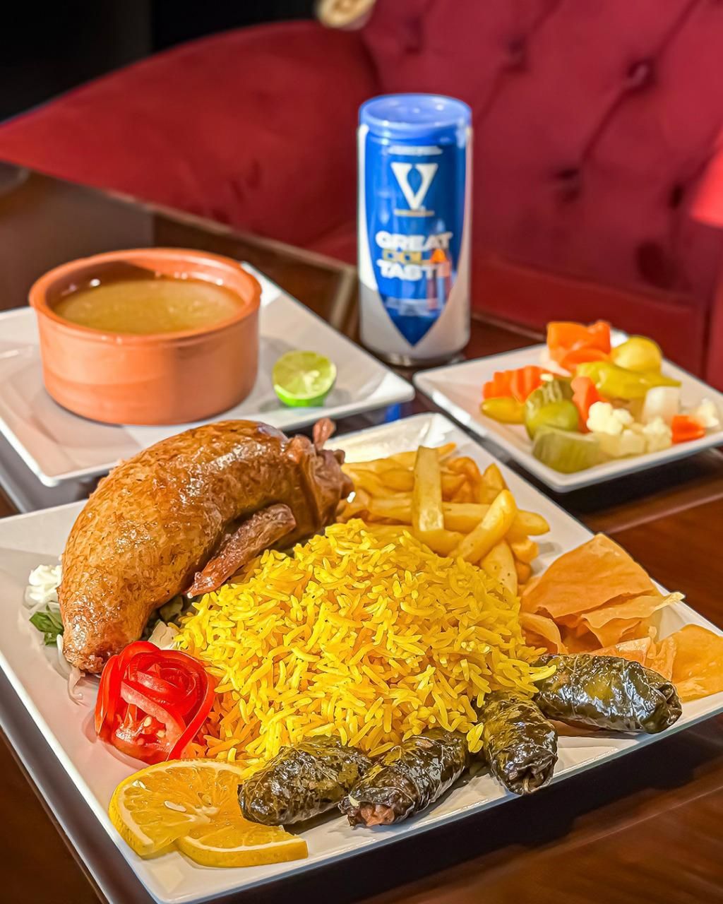 Single Stuffed Pigeon with Rice