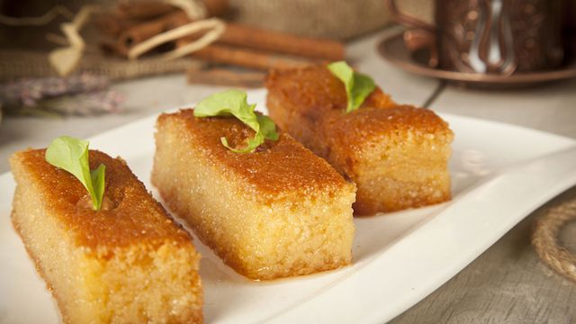 Egyptian Basbousa