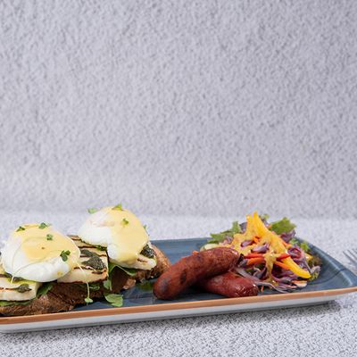 Halloumi Egg Benedict