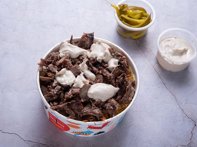 Meat Shawerma Fatteh