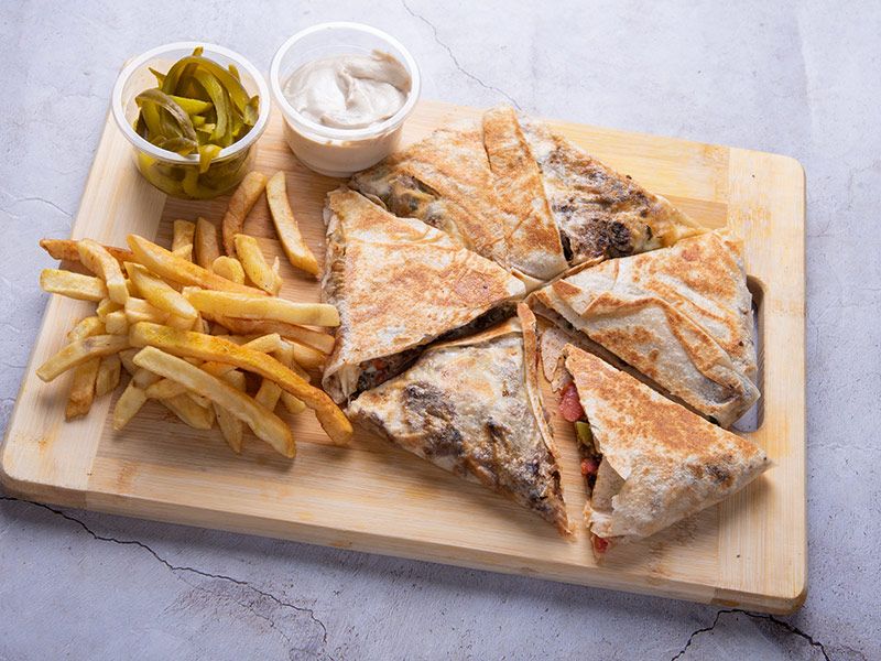 Meat Shawerma Quesadilla Meal