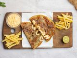 Hawawshi With Cheddar Cheese