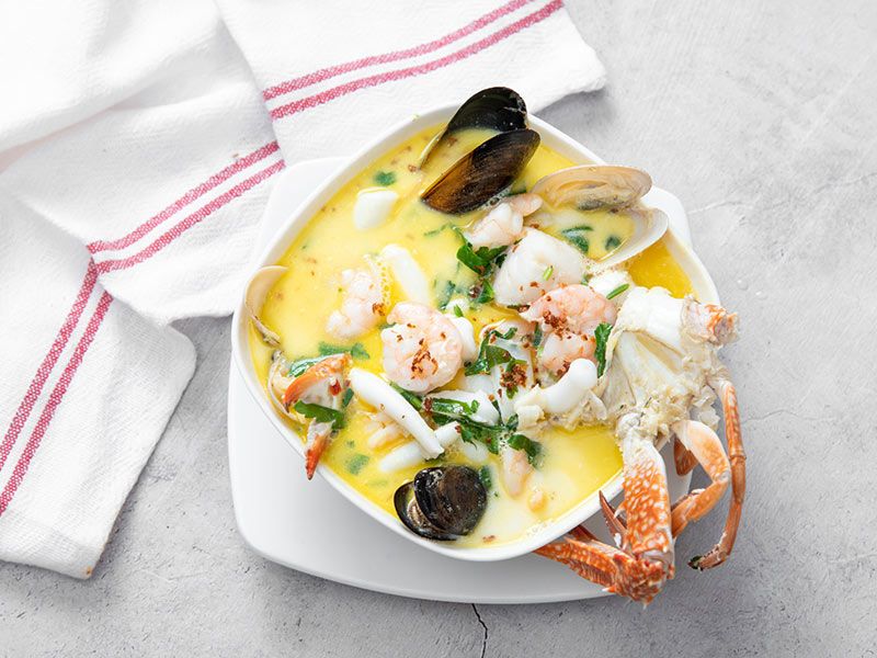 Peeled Seafood Soup
