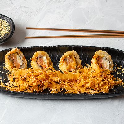 Crunchy Salmon Hot Roll