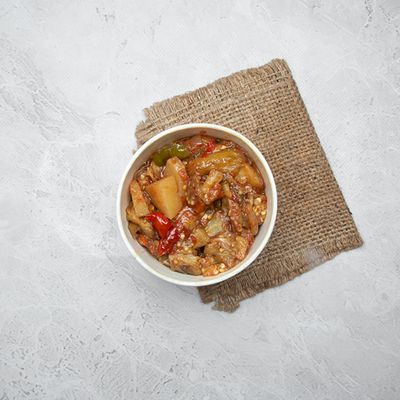 Egyptian Musaka Box with Carrots and Chickpeas