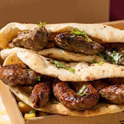 Alexandrian sausage sandwich