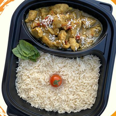 Chicken Curry and Coconut Meal