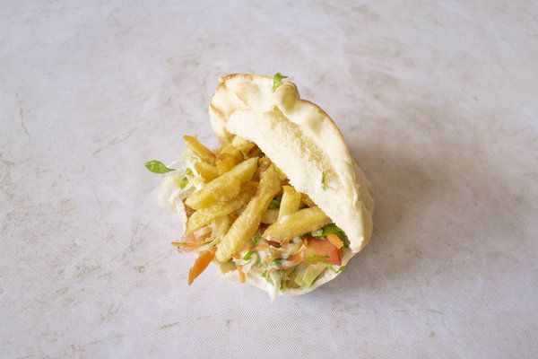 Mayonnaise potato sandwich