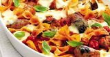 Oriental Sausage With Mozzarella Cheese Pasta