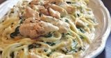 Chicken Strips With Mozzarella Cheese Pasta