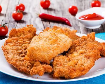 Meat Escalope Pane Meal