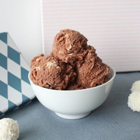 Raffaello Chocolate Ice Cream