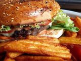 Beef Burger With Cheese Platter