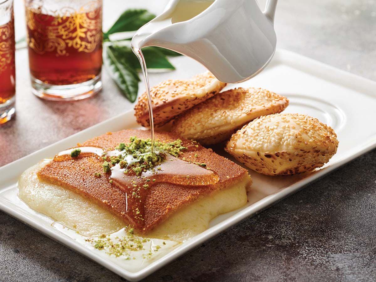 Kounafa Cheese plate