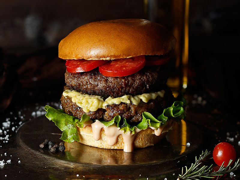 33 Double Beef Burger Sandwich