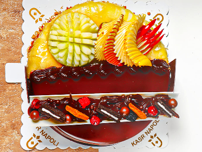22 chocolate and fruit tart