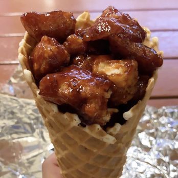 Bbq Chicken Cone