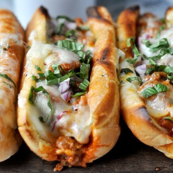 Mix cheese sausage Sandwich