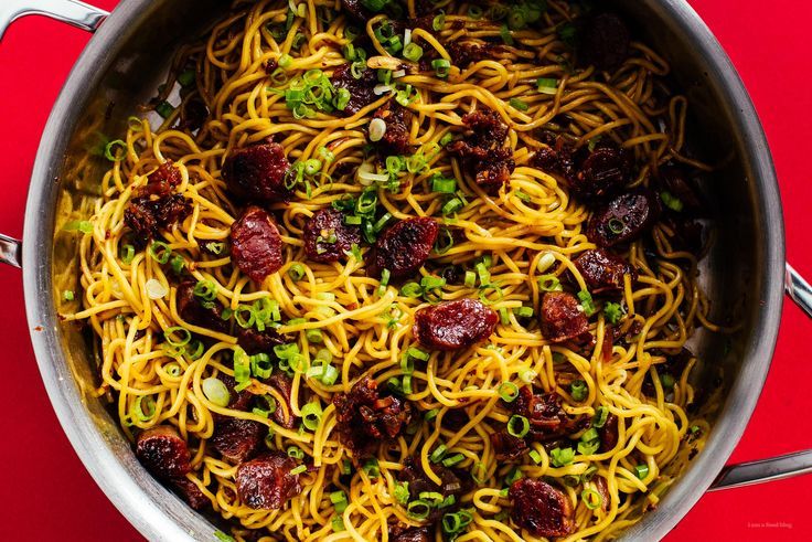 Oriental Sausage Pasta