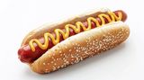 Plain Hot Dog sandwich