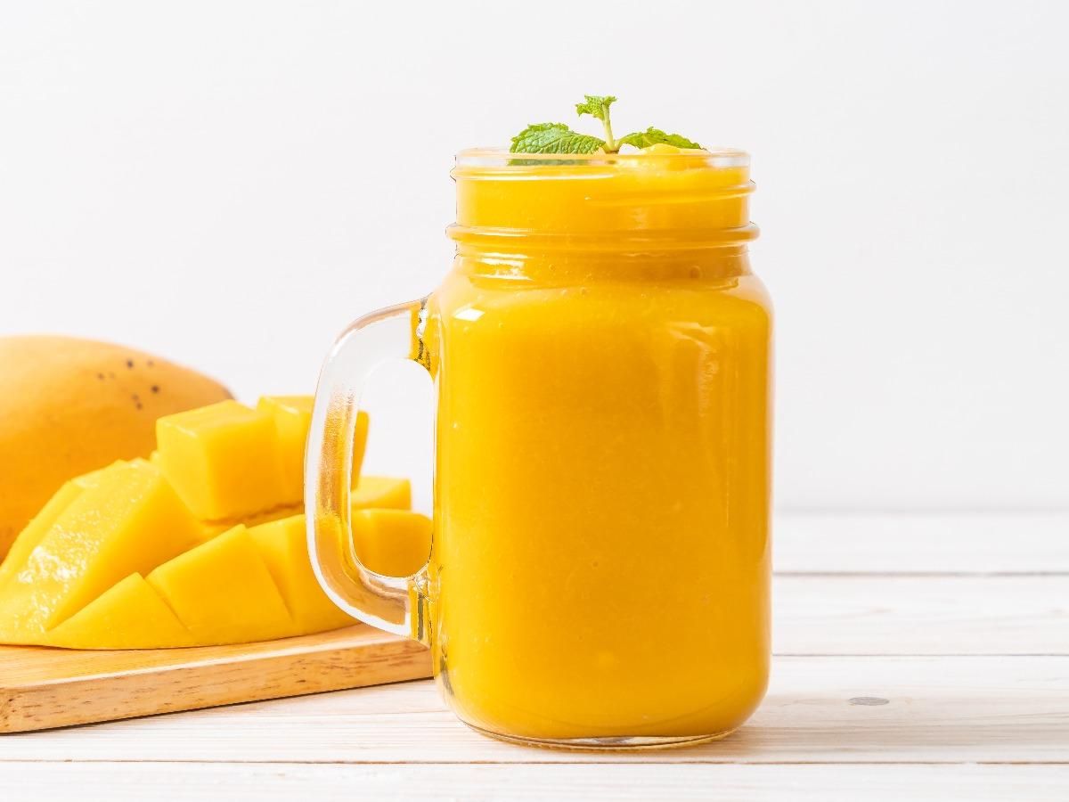 Mango With Banana Juice