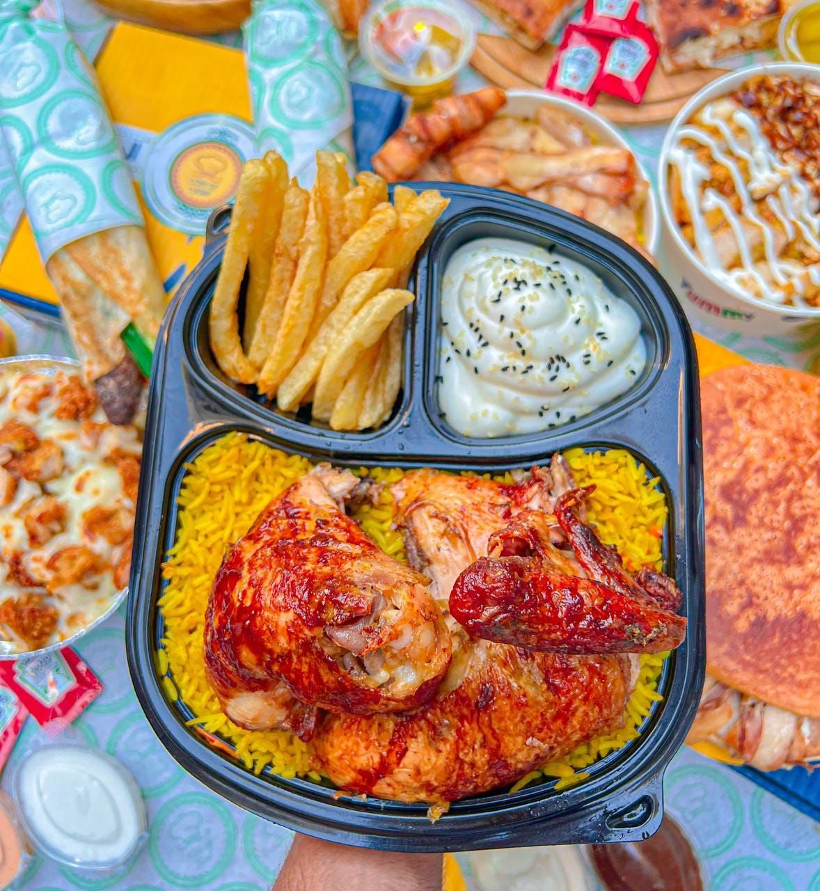 Half Grilled Chicken