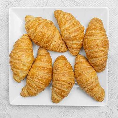 Mini Plain Croissant Box 6 pcs BK