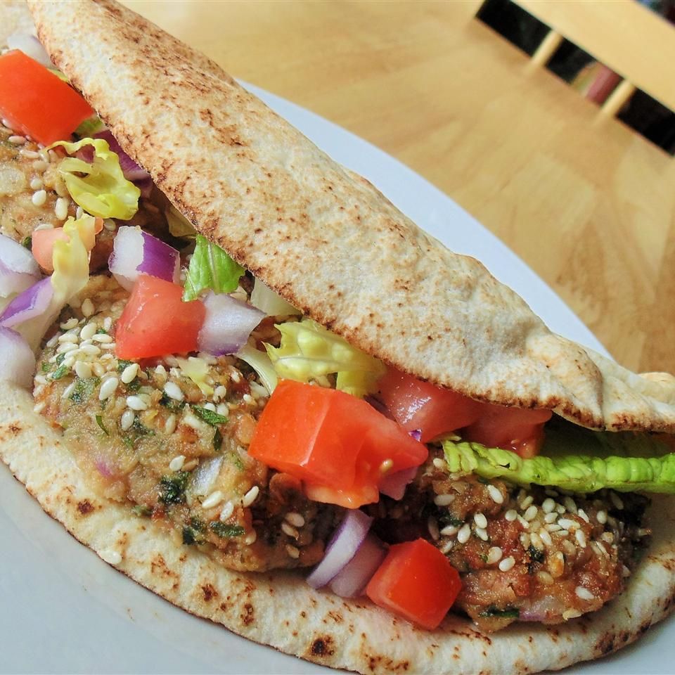 Taamia With Eggplant Sandwich