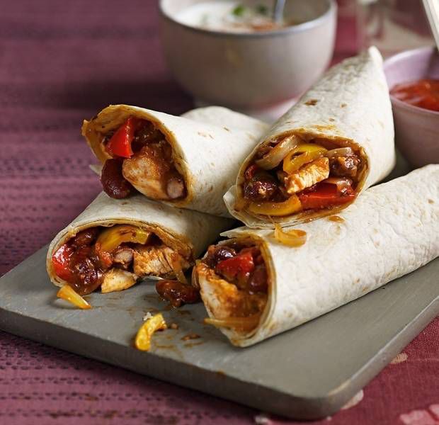 Syrian chicken fajita