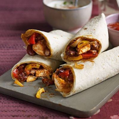 Syrian chicken fajita