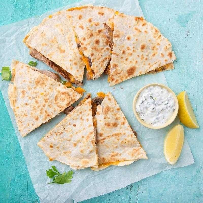 Chicken & Mushrooms Quesadillas
