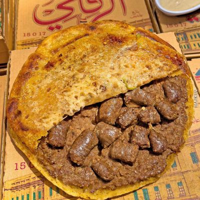 Super Sausage Hawawshi with Plain Oriental Sausage