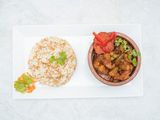 Okra With Meat Meal