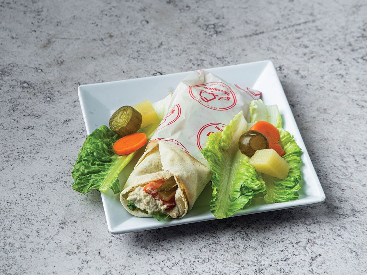 Baba Ghannoug Sandwich
