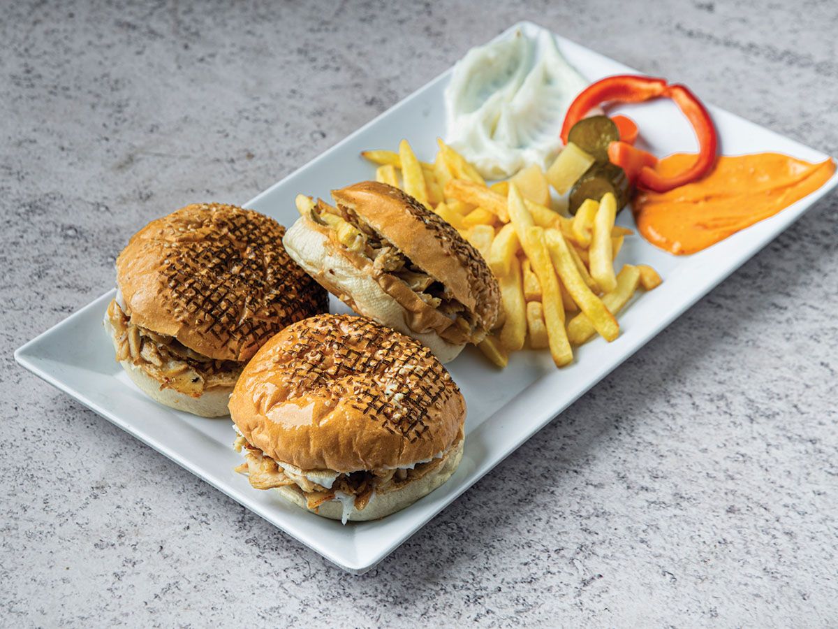 Chicken Shawerma Meal Bun Bread
