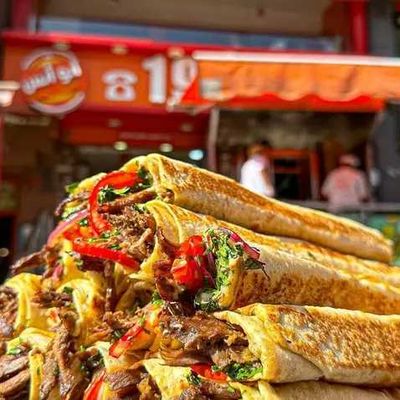 Syrian Meat Shawarma Sandwich