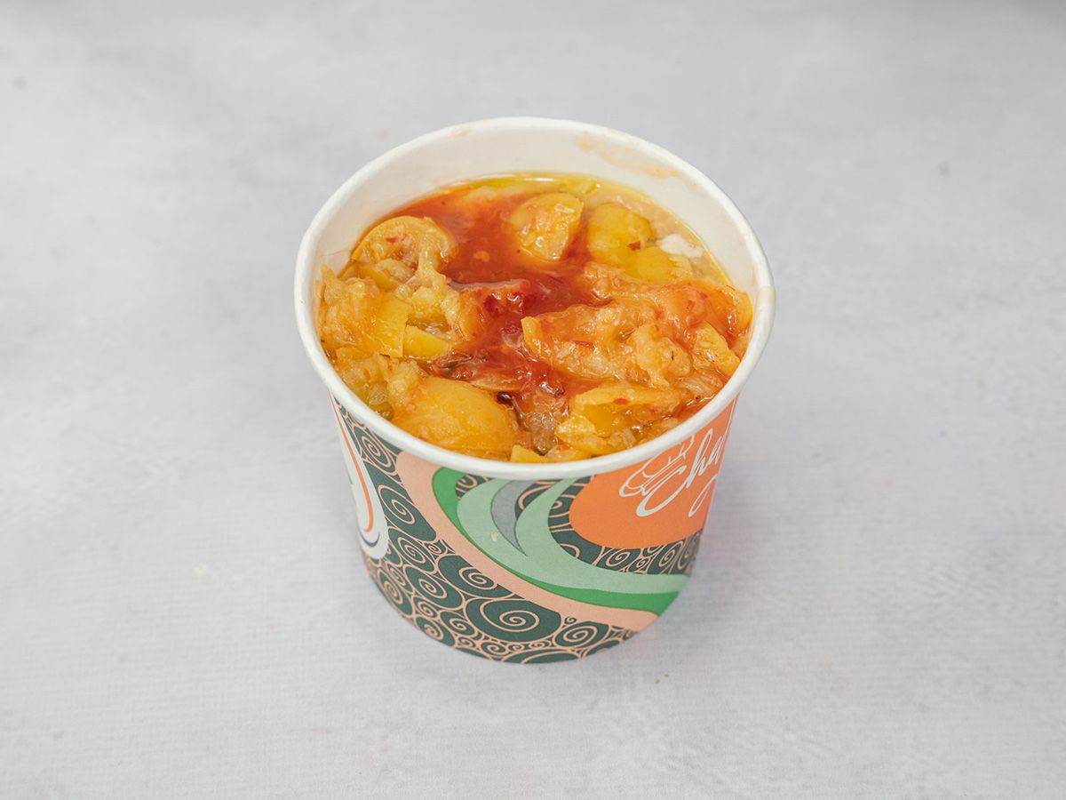 Pickled Lemons with Safflower Foul box