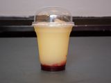 Lemon With Strawberry Juice